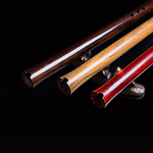 红木楚吟南箫通口红木八孔萧乐器