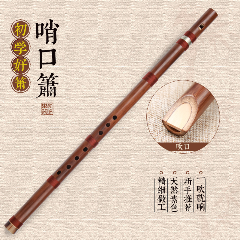 苦竹哨口箫楚吟八孔民乐器