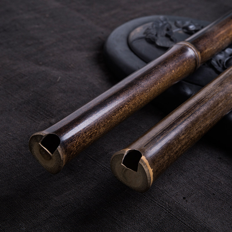 洞箫紫竹专业高档八孔短箫精品一节演奏成人初学入门民族乐器FG调