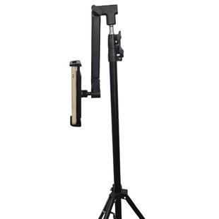 落地三脚架悬臂支架自拍摄美食书法翻拍支架手机平板直播支架云台