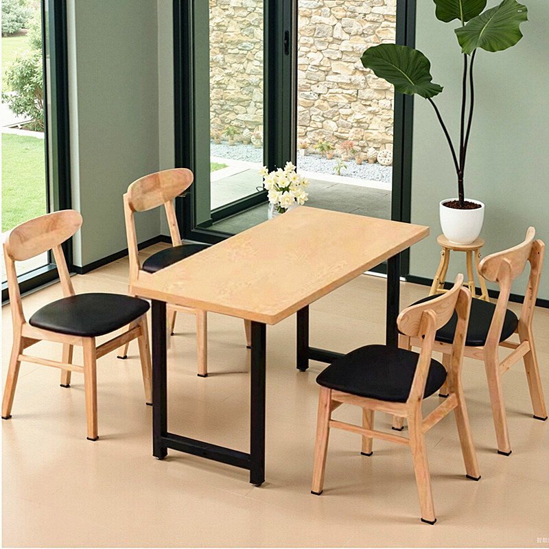 小吃店麻辣烫大排档食堂快餐桌椅