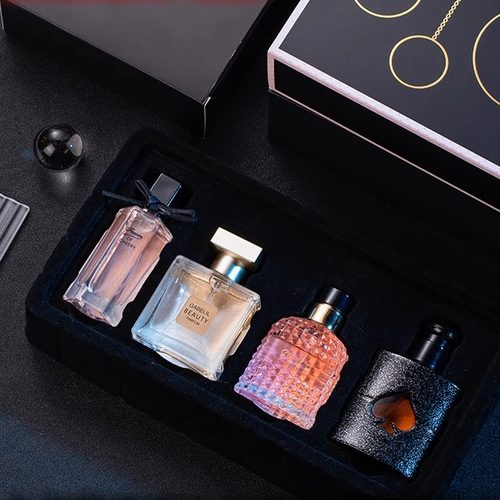 正品奈儿香花之物语圣诞香水套装礼盒清新持久淡女朋友礼物四件套