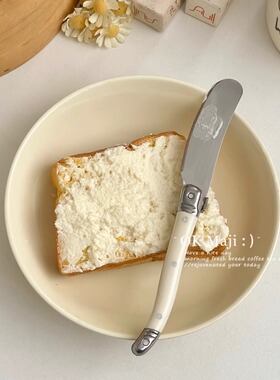 木柄小刀花生酱抹刀甜品刀牛油黄油果酱刀奶酪涂抹刀面包抹酱刀