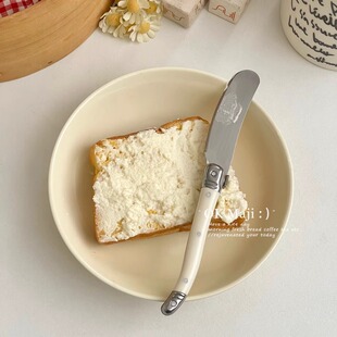 木柄小刀花生酱抹刀甜品刀牛油黄油果酱刀奶酪涂抹刀面包抹酱刀