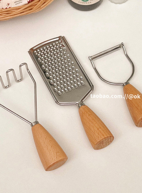 不锈钢土豆辅食压泥神器家用厨具刮皮刀削皮器芝士刨丝器