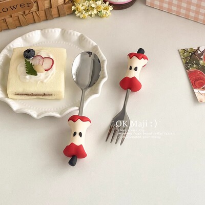 304不锈钢创意甜品叉勺