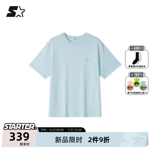 STARTER男女运动休闲宽松短袖T恤