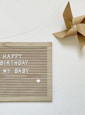 密度板装饰儿童房字母可循环使用