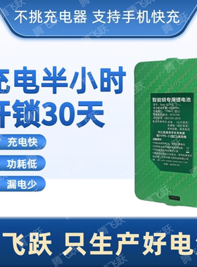 指纹锁电池密码锁电池智能锁电池门锁专用充电池 腾飞跃Soar-103F