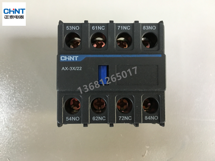 正泰NXC9 12 18接触器附件辅助触点AX-3X/04 4常闭代替F4-04