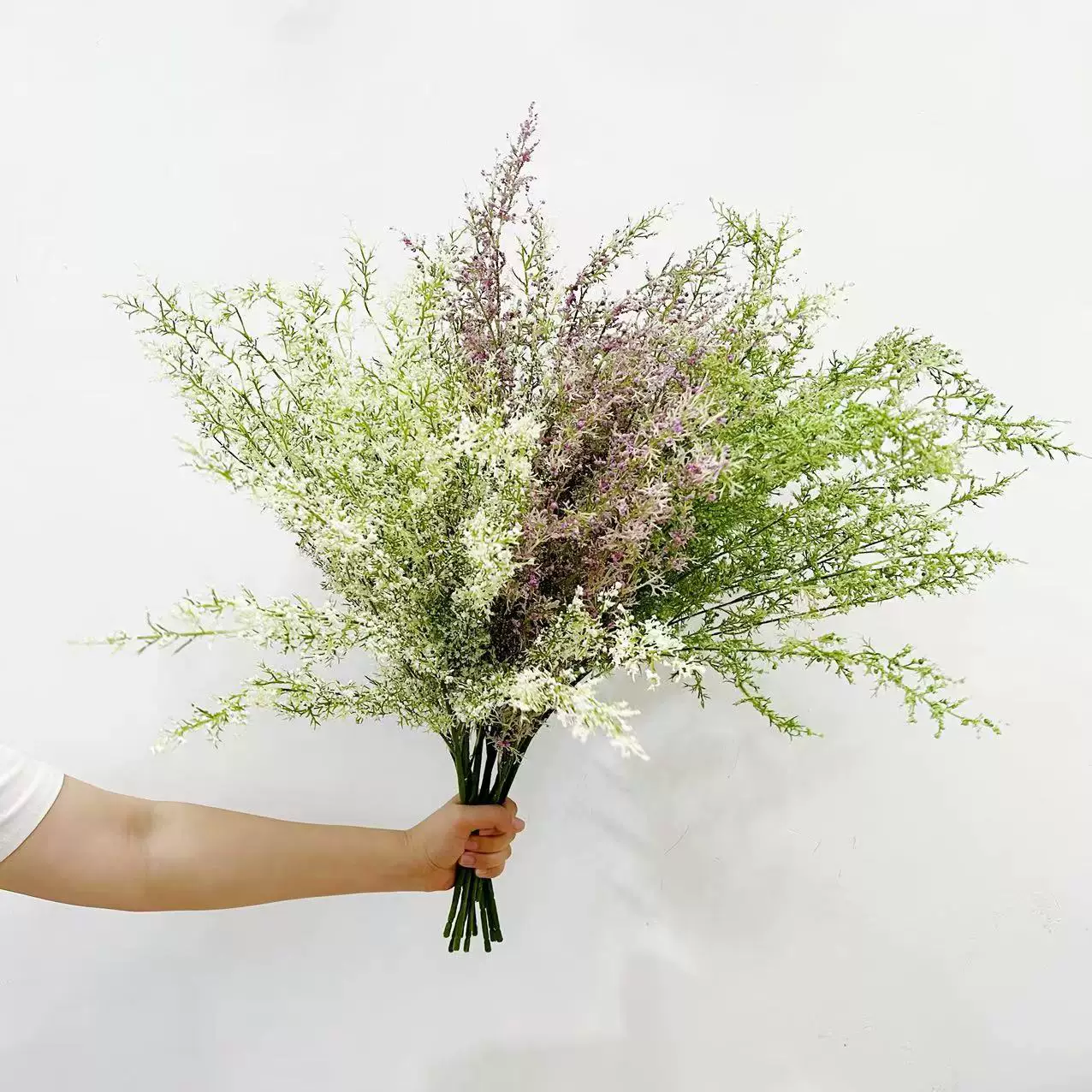 花饰界婚庆布置仿真花雪柳飘雪客厅插花摆件柳枝拍照摄影道具婚礼