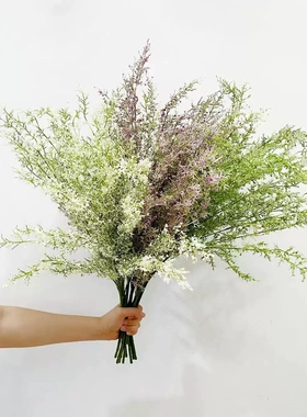 花饰界婚庆布置仿真花雪柳飘雪客厅插花摆件柳枝拍照摄影道具婚礼