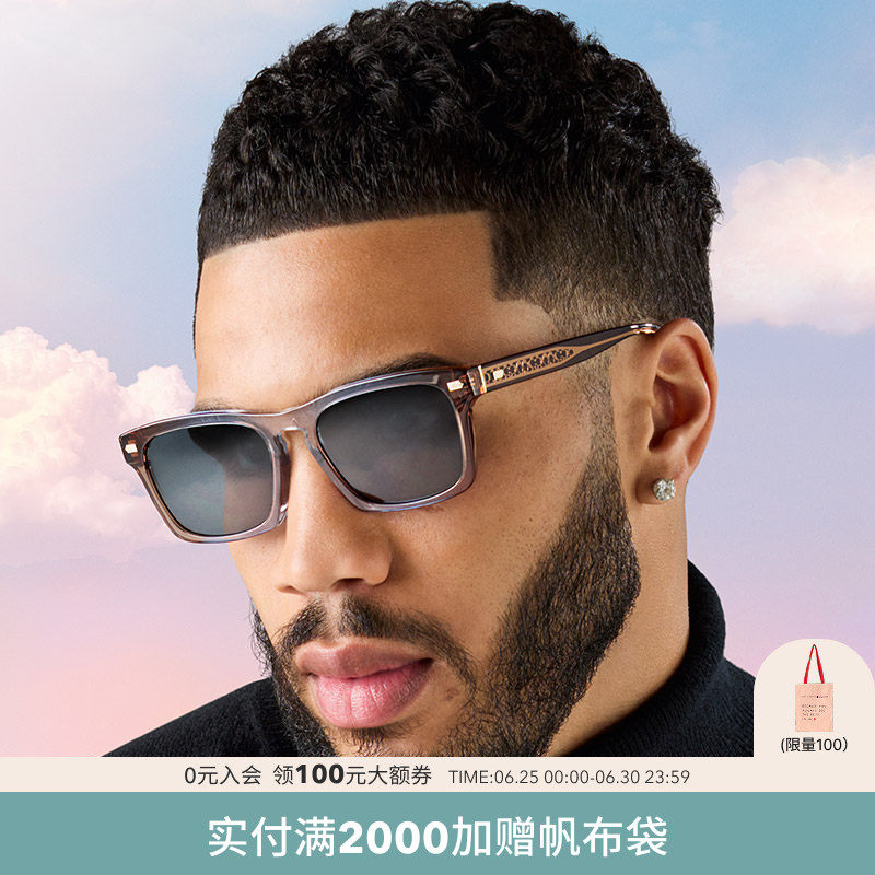 COACH/蔻驰【父亲节礼物】男款偏光开车出街墨镜方形0HC83