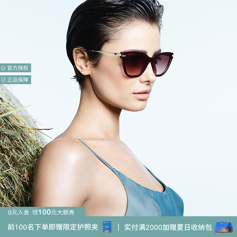 EMPORIO ARMANI阿玛尼太阳眼镜渐变猫眼墨镜0EA4251F