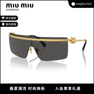 新品 太阳镜女款 MIU缪缪 MIU 墨镜不规则形眼镜0MU50ZS