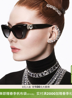 SWAROVSKI太阳眼镜女偏光开车墨镜猫眼0SK6047