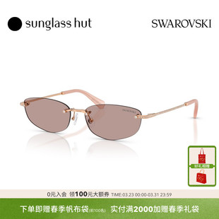 墨镜不规则形眼镜0SK7045D 太阳镜女款 SWAROVSKI 2026春夏新品