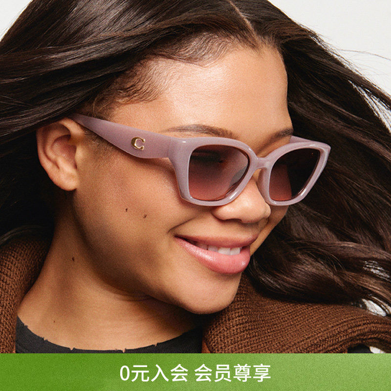 COACH/蔻驰太阳眼镜女偏光驾驶开车墨镜0HC8434U