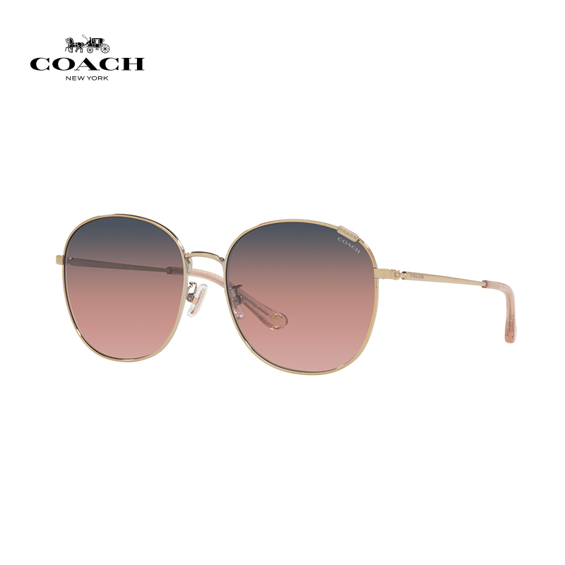 coach太阳镜图片及价格,lv太阳镜价格及图片 coach蔻驰2022年女款圆形金属0hc7134太阳墨镜