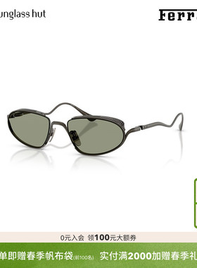 FERRARI太阳镜男女同款墨镜椭圆形眼镜0FH1022T