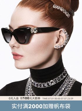 SWAROVSKI/施华洛世奇太阳眼镜女偏光开车墨镜猫眼0SK6047