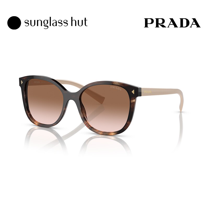 PRADA普拉达墨镜方形眼镜男女款偏光休闲太阳镜 0PR 22ZSF