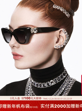 SWAROVSKI【2025秋冬新品】太阳眼镜女偏光开车墨镜猫眼0SK6047