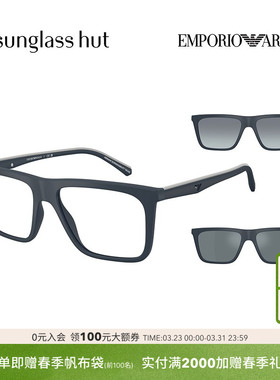 EMPORIO ARMANI/阿玛尼太阳镜男套镜墨镜方夹片眼镜0EA4258F