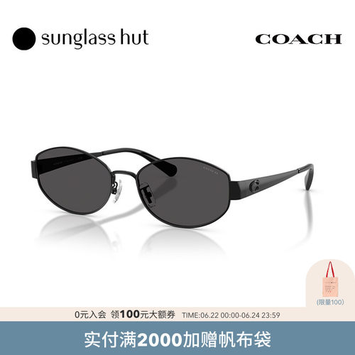 COACH/蔻驰【2026春夏新品】太阳镜女款墨镜不规则形眼镜0HC7192D