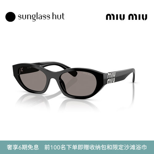 MIU MIU/缪缪【2026春夏新品】太阳镜女墨镜不规则形眼镜0MU A03S