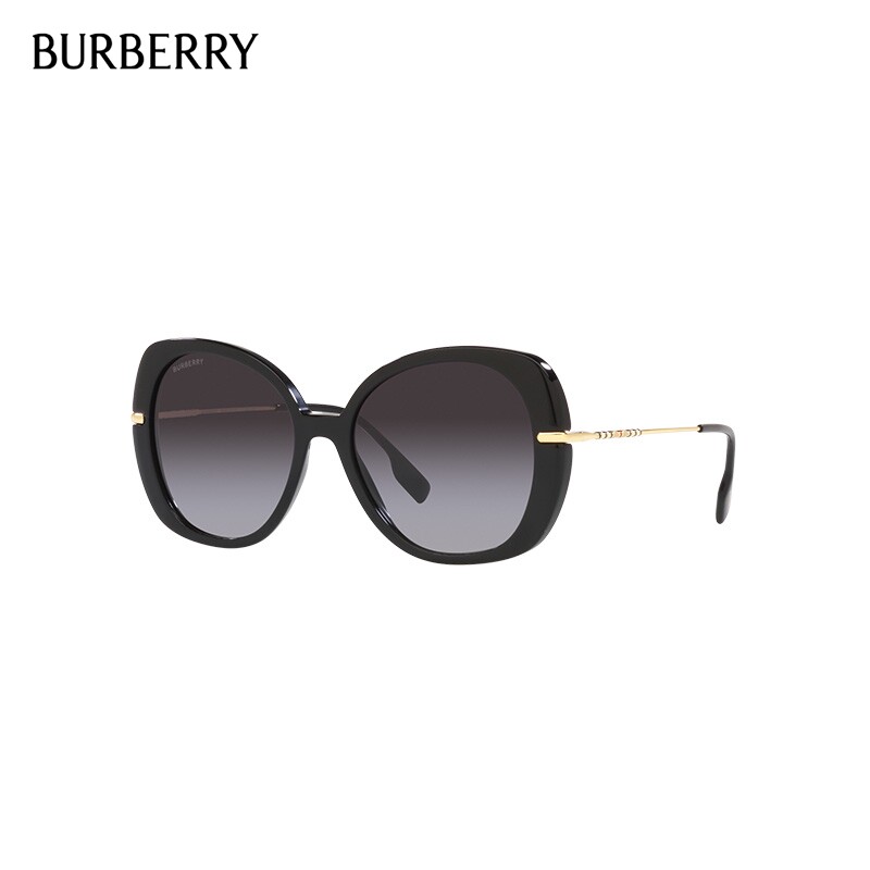 【七夕礼物】BURBERRY/博柏利太阳镜女款墨镜方形眼镜0BE4374