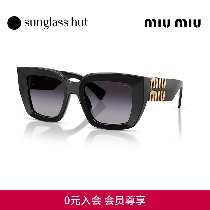 MIU MIU/缪缪太阳眼镜女渐变色墨镜方0MU B05SF