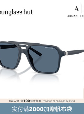 ARMANI/阿玛尼【父亲节礼物】太阳镜男墨镜飞行员眼镜0AX4166SU