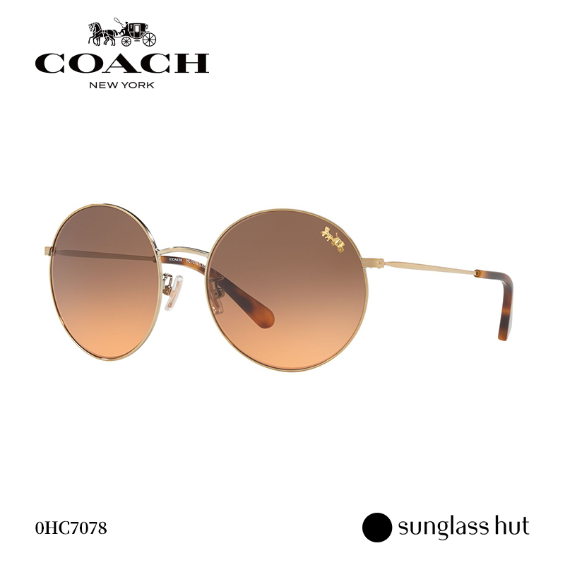 coach /蔻驰经典复古圆形太阳镜限1000张券