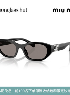 MIU MIU/缪缪【2026春夏新品】太阳镜女墨镜不规则形眼镜0MU A03S