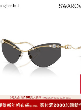 SWAROVSKI【2025秋冬新品】太阳镜女款墨镜不规则形眼镜0SK7039