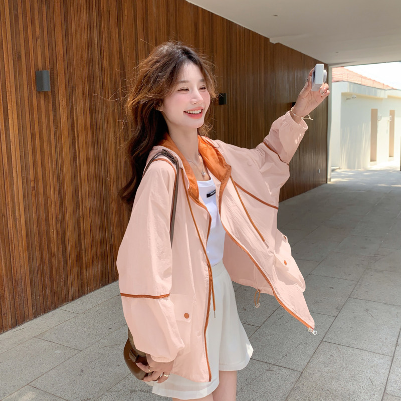 春夏新款防晒衣外套9822-P75-K128,女装短外套,浙宝128A