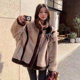 皮毛一体外套920-P195-K288，女装棉衣/棉服，浙宝128A