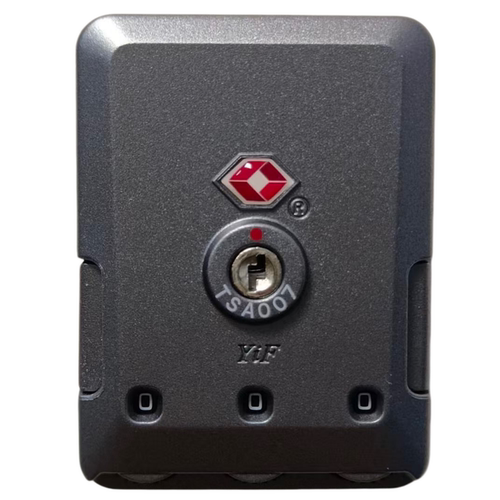 TSA16138C海关锁 灰色 拉杆箱铝框行李箱通用替换锁 TSA007密码锁