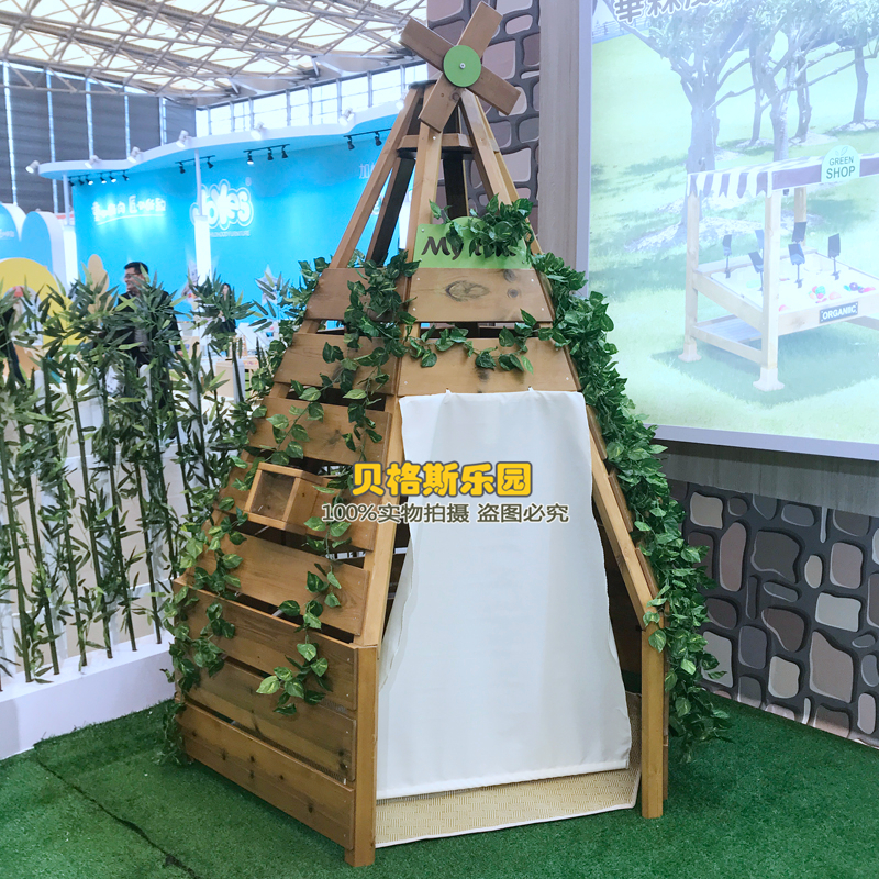 户外帐篷小屋推荐幼儿园游戏屋观察屋儿童角色扮演过家家木质帐棚