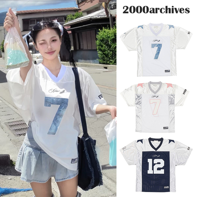 韩国正品2000Archives球衣短袖女