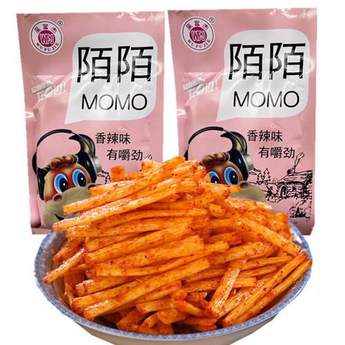 陌陌香辣味辣条辣味棒宿舍面制品怀旧90校园零食小吃陌陌辣条麻辣