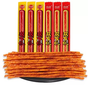 旺兴园超长辣条双节棍调味面制品素牛筋甜辣小吃解馋宿舍小零食