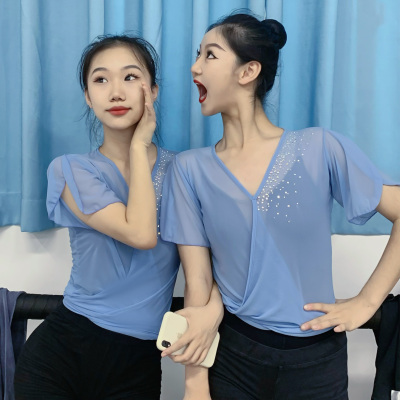 甘甘家古典舞练功服北舞同款纱衣