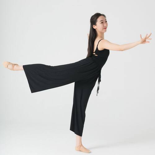 艺考生宽腿脚裤纯棉教师服古典舞