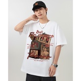 图案自有版权｜极高品质260克双纱纯棉T恤｜带｜DT946特批25，商品下架区，电商A306