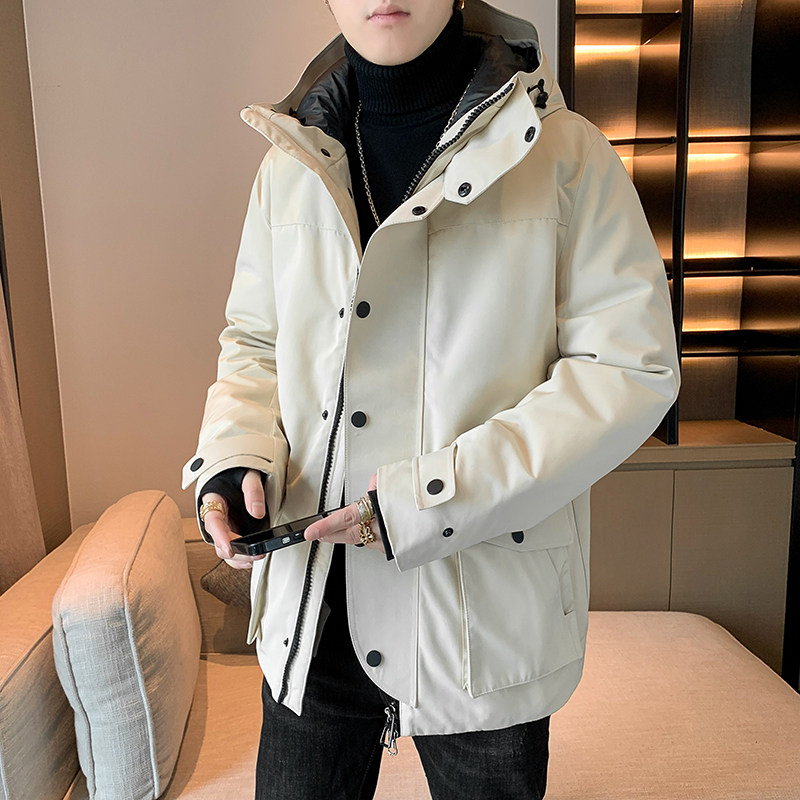2025秋冬男款连帽宇航员羽绒服外套店主风羽绒衣,男装羽绒服,电商A306