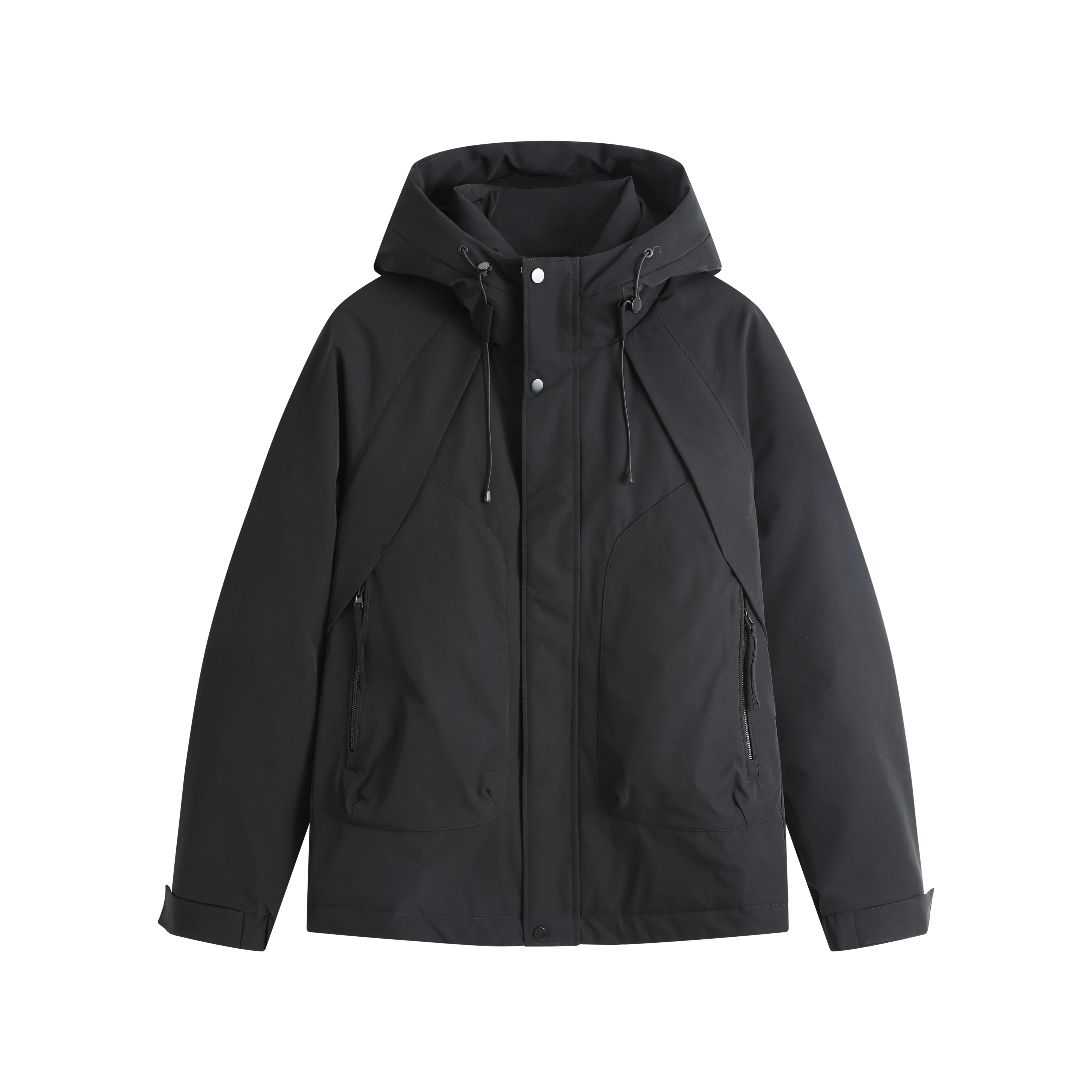 90绒带时尚拼接大口袋休闲连帽羽绒服LMY65111-P220，男装羽绒服，电商A306