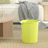 焕龙时尚 圆形垃圾桶分类使用大号无盖北欧简约客厅卧室纸篓收纳桶