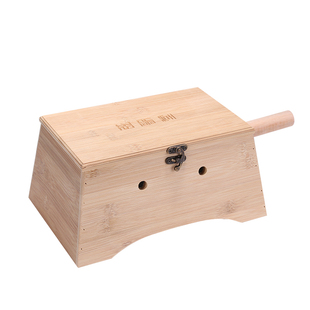 弦歌堂艾条艾柱艾灸温灸盒艾灸盒随身灸仪器全身家用木制控温熏蒸